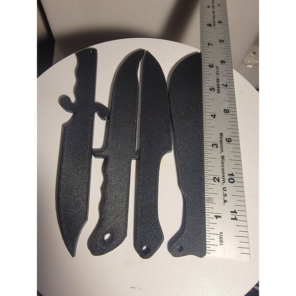 3D Printed Horror Movie Knife Set 4 (Plastic) - Picture 2 of 7